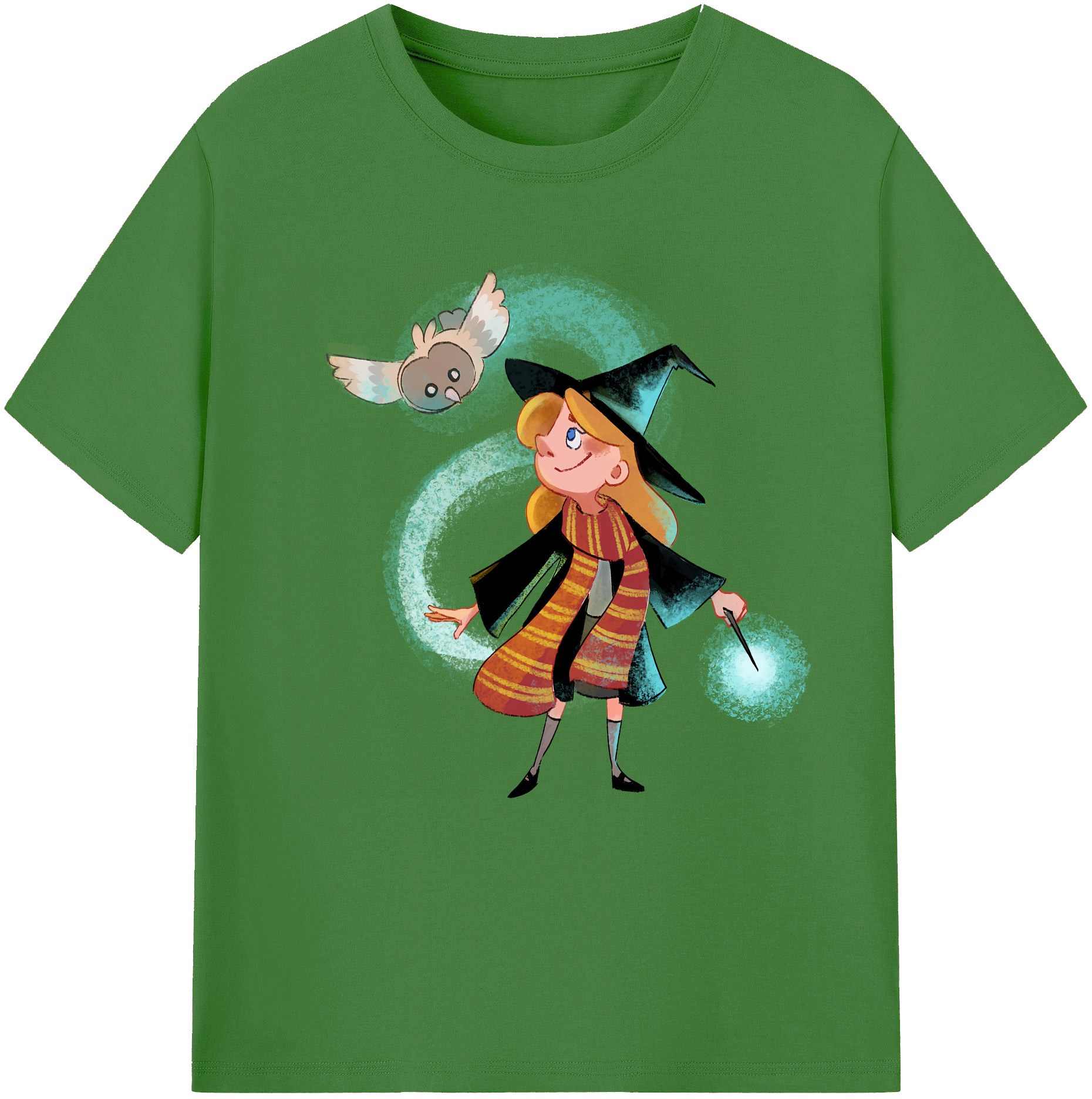 （画像用） Harry Potter ハリー・ポッターシリーズ レディースカジュアルプリントTシャツ（綿100％）